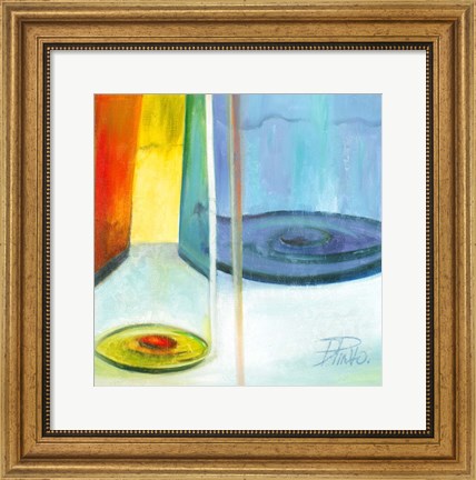 Framed Color Glass VI Print