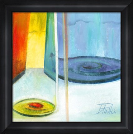 Framed Color Glass VI Print