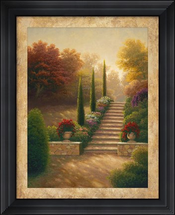 Framed Viola Gardens Print