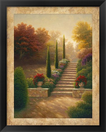 Framed Viola Gardens Print