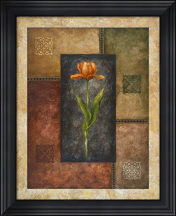 Framed Orange Tulip Print