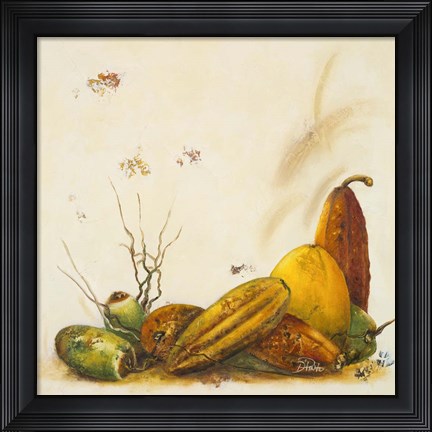 Framed Racimo de Cocos II Print