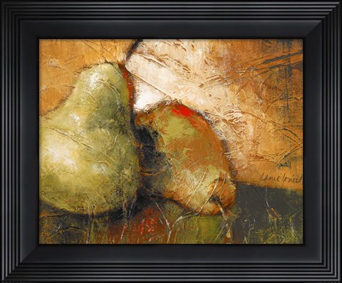 Framed Pear Study I Print