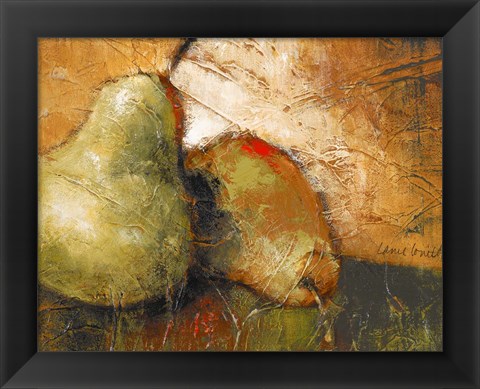 Framed Pear Study I Print