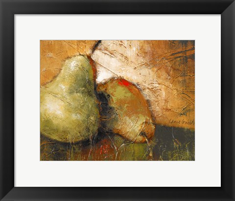 Framed Pear Study I Print