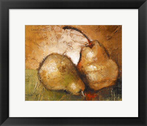 Framed Pear Study II Print