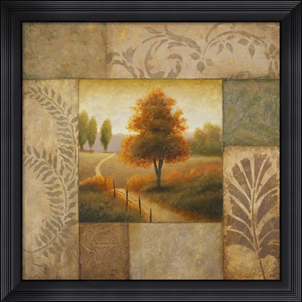 Framed Warm Season I Print