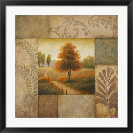 Framed Warm Season I Print