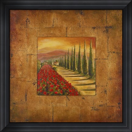 Framed Bella Toscana I Print