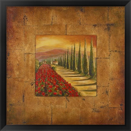 Framed Bella Toscana I Print