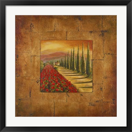 Framed Bella Toscana I Print