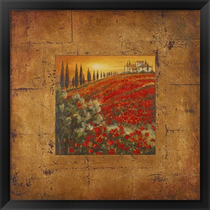 Framed Bella Toscana II Print