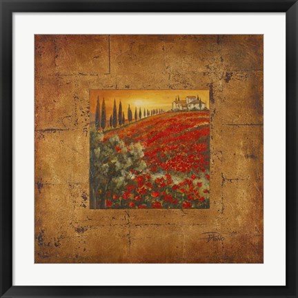 Framed Bella Toscana II Print