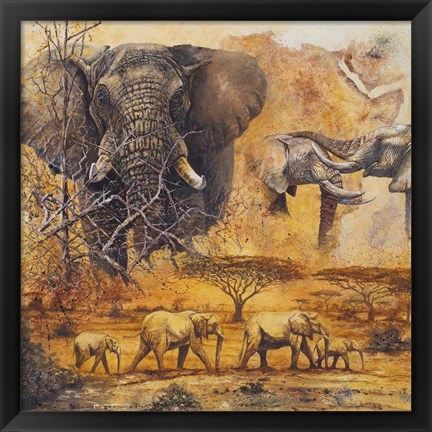 Framed Safari II Print