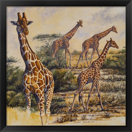 Framed Safari III Print