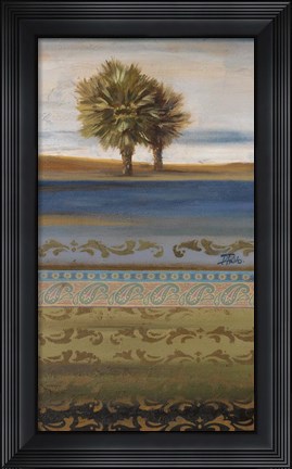 Framed Desert Palms II Print