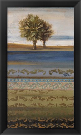 Framed Desert Palms II Print