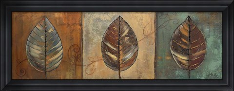 Framed New Leaf Panel II Print