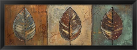 Framed New Leaf Panel II Print