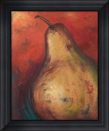 Framed Pear II Print