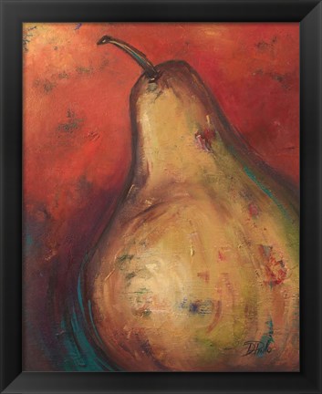 Framed Pear II Print