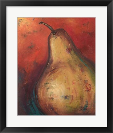 Framed Pear II Print