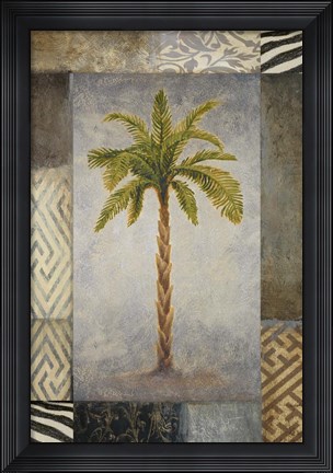 Framed Sun Palm I Print