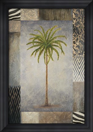 Framed Sun Palm II Print
