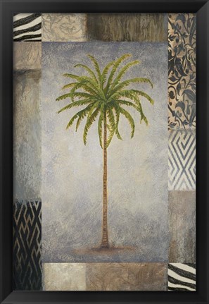 Framed Sun Palm II Print