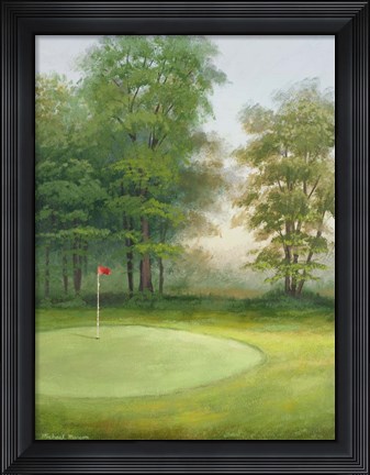 Framed Amacoy Green I Print