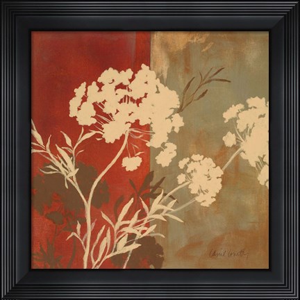 Framed Among the Flowers I Print