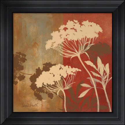 Framed Among the Flowers II Print
