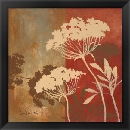 Framed Among the Flowers II Print