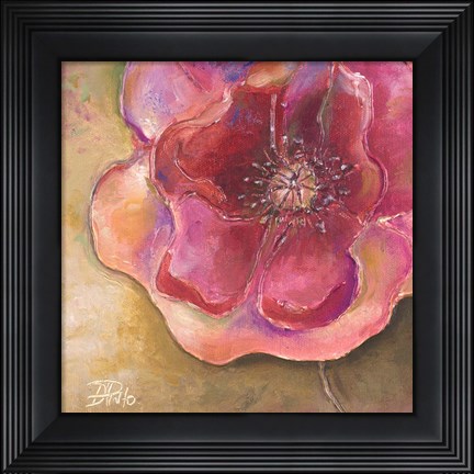 Framed Pink Accent II Print