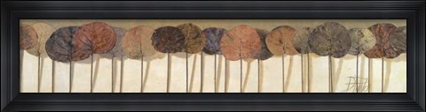 Framed Leaves Show Print