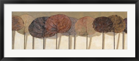 Framed Leaves Show I Print