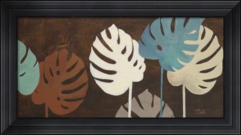 Framed My Fashion Leaves I Print