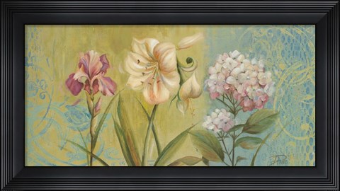 Framed Garden I Print
