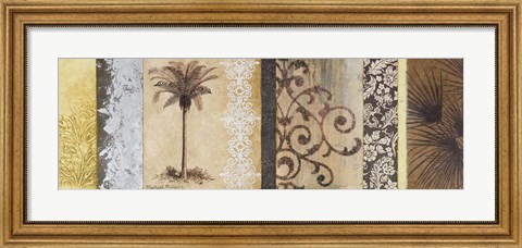 Framed Decorative Palm II Print