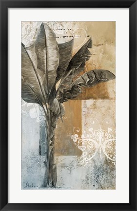 Framed Palm &amp; Ornament I Print