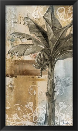 Framed Palm &amp; Ornament II Print