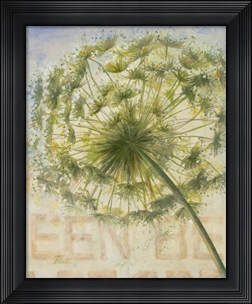 Framed Be Green II Print
