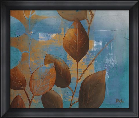Framed Eco Blue I Print