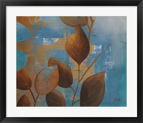 Framed Eco Blue I Print