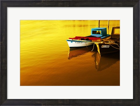 Framed Boat I Print