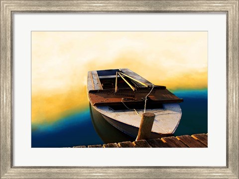 Framed Boat II Print