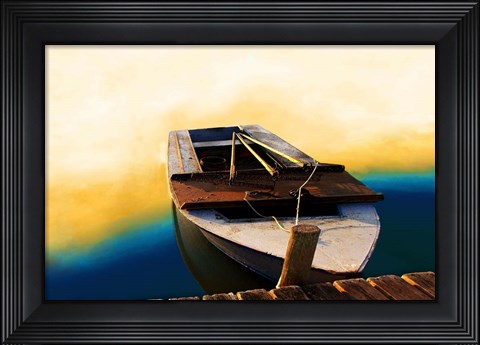 Framed Boat II Print