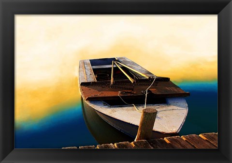 Framed Boat II Print