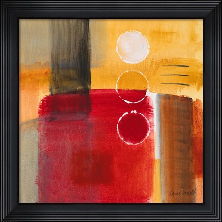 Framed City Night Lights II Print