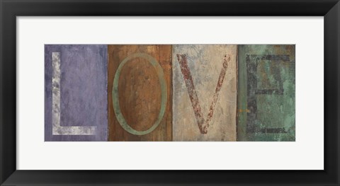 Framed LOVE Print